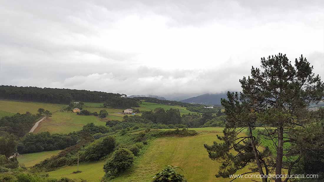 paisaje campo verde asturias